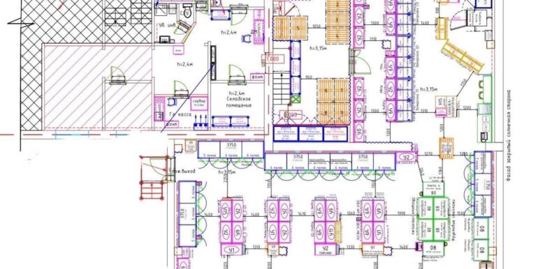 план растановка
